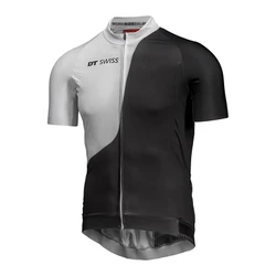 MAILLOT DT SWISS HOMME MANCHES COURTES NOIR/BLANC XL (OFFRE SPECIALE)