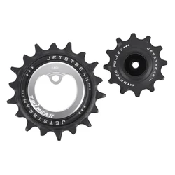 GALET DERAILLEUR TRIPEAK 12-18 DENTS ROULEMENT CERAMIC POUR DERAILLEUR 12V. SILVER COMPATIBLE SRAM MTB Eagle (AXS) (JEU DE 2)