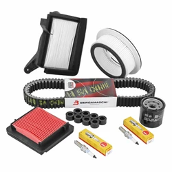 KIT ENTRETIEN MAXISCOOTER ADAPTABLE YAMAHA 560 TMAX 2020> (PACK 8 PIECES) -SELECTION P2R PREMIUM