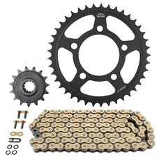 KIT CHAINE ADAPTABLE HONDA 500 CB X ABS 2019>2022, CB HORNET 2024>, 500 CB F 2022>, 500 CBR R 2024> 520 15x41 (DIAM COURONNE 84/110/12.5) (DEMULTIPLICATION ORIGINE) -JT SPROCKETS/DID