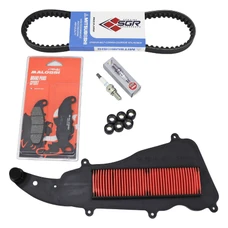 KIT/PACK ENTRETIEN SCOOT ADAPTABLE PIAGGIO 50 LIBERTY I GET 3V 2021> (PACK 5 PIECES) -SELECTION P2R