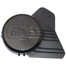 VARIATOR COVER FOR MOPED MBK 51- BLACK PLASTIC -SELECTION P2R