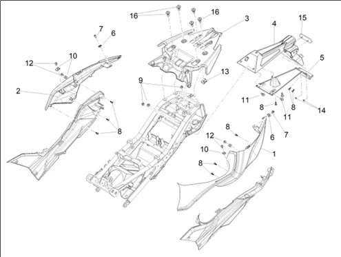 Carrosserie posterieure