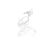 Logement casque - Dessous de selle