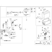 Circuit electrique arrière