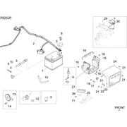 Relais - Batterie - Avertisseur sonore