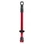 VALVE DE PNEU TUBELESS PRESTA NEWTON COLORI ROUGE 47mm 4 TROUS POUR DIFFUSION PREVENTIF (VENDU A L'UNITE) - LIVRE AVEC DEMONTE OBUS
