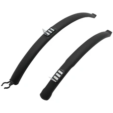 MUDGUARD FOR URBAN/TREKKING- -QUICK ASSEMBLY- 28'' POLISPORT FLORIDA- BLACK FOR V-BRAKE (COMPLETE SET)