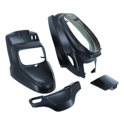 CARROSSERIE/CARENAGE SCOOT ADAPTABLE MBK 50 BOOSTER 2004>/YAMAHA 50 BWS 2004> NOIR MAT (KIT 4 PIECES) -P2R