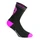 CHAUSSETTES/SOCQUETTES ETE GIST CRANE NOIR-ROSE FLUO 40/43 - HAUTEUR 18CM (PAIRE) -5860