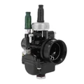 CARBURATEUR 50 A BOITE P2R TYPE PHBG RACING NOIR MONTAGE SOUPLE DIAM 19 mm AVEC DEPRESSION + GRAISSAGE SUR CORPS + CUVE ALU + RACCORD DE PRISE D'AIR