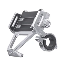 SUPPORT SMARTPHONE/TELEPHONE RIXUS ORIENTABLE 360- POUR TELEPHONE DE 68-112 mm ALU AVEC FIXATION A COLLIER SUR CINTRE SUPERIEUR A 22 mm (VENDU A L'UNITE) -RXBH17