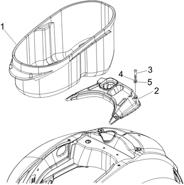 Logement casque - Dessous de selle