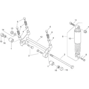 Suspension ar. - Bielle