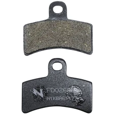 PLAQUETTE DE FREIN NEWFREN POUR GAS GAS 125-200-250-280-320 TXT 2000>2003, 125 PAMPERA 2004>  (L 57mm - H 44.5mm - P 6.5mm)  (FD0268BD)  (DIRT ORGANIQUE)