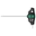 CLE TORX MANCHE EN T WERA 467 HF T9x100mm NOIR/VERT (VENDU A L'UNITE) -MARQUE ALLEMANDE POUR LES ATELIERS