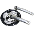CHAINSET FOR MTB- P2R 7/8 Speed -ALUMINIUM- -SILVER- 170mm 48-38-28 (BOTTOM BRACKET 118mm)