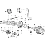 Suspension arriere - amortisseur/s