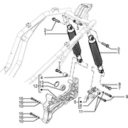Suspension arrière - Amortisseur/s