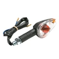 TURN SIGNAL FOR 50cc MOTORBIKE PEUGEOT 50 XR7 2008> TRANSPARENT/BLACK  REAR/LEFT (SOLD PER UNIT) (CEE APPROVED)  -SELECTION P2R-