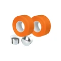 HANDLEBAR TAPE- VELOX TRESSOSTAR 90 -COTTON- ORANGE 20mm x 2,80M (PAIR ON BLISTER)