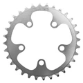 CHANRING FOR ROAD BIKE-5 arms- 32T. Ø74 TRIPLE SILVER -ALUMINIUM- 7075 STRONGLIGHT 9/10 Speed