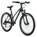 MTB 26" LEADER FOX FACTOR MXC 2023 "For lady" Black/light green - 8 Speed - Frame 20" (Rider size 180 > 188 cm)