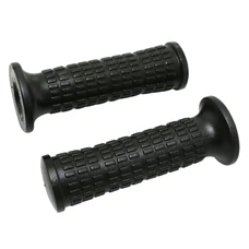 GRIP- DOMINO ORIGINAL- SCOOT/MOPED 1990 BLACK 122mm CLOSED END (PAIR)