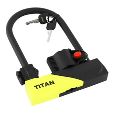 ANTITHEFT FOR BICYCLE -U LOCK AUVRAY TITAN 165x245 mm (Ø 12 mm) WITH BRACKET- Security level 5/10