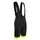 ADULT BIB SHORTS - GIST COOLMAX BLACK YELLOW FLUO BORDER - S - 5116