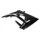 CARENAGE/CACHE RESERVOIR 50 A BOITE ADAPTABLE DERBI 50 SENDA XTREME 2018>/GILERA 50 RCR 2018>, SMT 2018> NOIR BRILLANT DROIT  -P2R-
