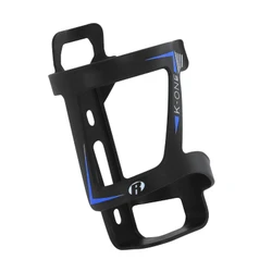BOTTLE CAGE - ROTO COMPOSITE SLIDE K-ONE BLACK/BLUE - SIDE LOAD - - FOR EBIKE (SOLD PER UNIT)