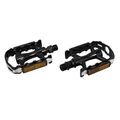 PEDALE VTT ROULEMENT ETANCHE PREMIUM NEWTON CORPS ALU NOIR CAGE ALU ARGENT/NOIR 9/16" (PAIRE)