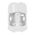 TABLIER INTERIEUR/BOITE A GANT ORIGINE PIAGGIO 50-125 VESPA PRIMAVERA, SPRINT 2013> BLANC 544  -1B003620000BR-