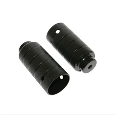 REPOSE PIED BMX ALU DIAM 45mm NOIR L100mm POUR AXE DE 3/8 (PAIRE)