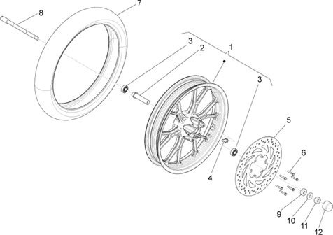Roue Av.