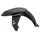 GARDE BOUE AV SCOOT ADAPTABLE PEUGEOT 50 LUDIX 10 POUCES NOIR BRILLANT