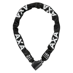 ANTIVOL VELO CHAINE A CLE AXA ABSOLUTE DIAM 9 mm L0.90M NOIR - NIVEAU PROTECTION ELEVE POUR VELO ELECTRIQUE - SECURITE NIVEAU 14 - HOMOLOGUE FUB 2 ETOILES / ART **