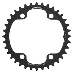 PLATEAU ROUTE 4BRA D.110 POUR SHIMANO DURA ACE 9200 STRONGLIGHT 36DTS INTERIEUR NOIR CT2 12V. POUR EXTERIEUR 50-52DTS