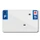 PLAQUE IMMATRICULATION MOTO TIFLEX ALU PREPERCEE 210x130 DEP. 75 VIERGE (VENDU PAR 10)