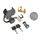 CONTACTEUR A CLE SCOOT ADAPTABLE KYMCO 50 AGILITY 4T 2009> (4 FILS) (AVEC SERRURE DE SELLE + BOUCHON ESSENCE)  -P2R-