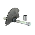 AXE/PIGNON DE KICK SCOOT ADAPTABLE SCOOT SYM 50 ORBIT 2 ET 3, MIO 4T / PEUGEOT 50 VIVACITY 3 4T, TWEET 4T, LUDIX 4T, SPEEDFIGHT 3 ET 4 4T (MOTEUR XS1P37QMA) (OEM: 28250-A1A-010 / 801600)  -P2R-