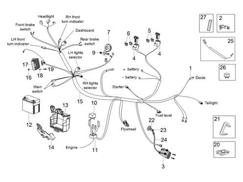 Circuit electrique AV