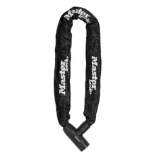 ANTITHEFT FOR BICYCLE - STEEL CHAIN LOCK MASTERLOCK Ø 8mm L. 90cm BLACK - SUPPLIED WITH 2 KEYS - SECURITY LEVEL 7