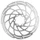 BRAKE DISC FOR MTB - 6 holes NEWTON BRAKCO COMPATIBLE SHIMANO AND MORE Ø  160mm SILVER - REINFORCED 2mm FOR E-BIKES