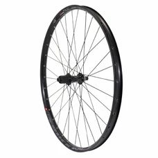 WHEEL FOR MTB 29" PLUS TRUCKY DISC REAR BLACK-CENTERLOCK HUB MT400 11/10Speed (TUBELESS+TUBETYPE) FOR THRU AXLE 12/148 - FOR TYRE 29X2.50-3.00
