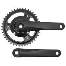 PEDALIER CITY/VTT PROWHEEL MANIVELLES ALU NOIR 170mm 42D. CHAINE 2.38 (3/32") (BOITIER 119mm)