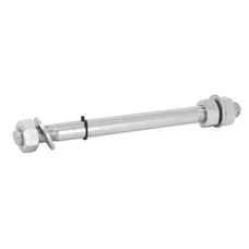 AXE DE ROUE CYCLO DIAM 12 x 100 x 165 mm ADAPTABLE PEUGEOT 103 AVANT (COMPLET) -SELECTION P2R
