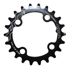 CHAINRING FOR MTB-FOR TRIPLE-/DOUBLE 22T. Ø64 "INNER" BLACK MICHE -4 ARMS
