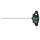CLE TORX MANCHE EN T WERA 467 HEX PLUS T30x200mm NOIR/VERT (VENDU A L'UNITE) -MARQUE ALLEMANDE POUR LES ATELIERS